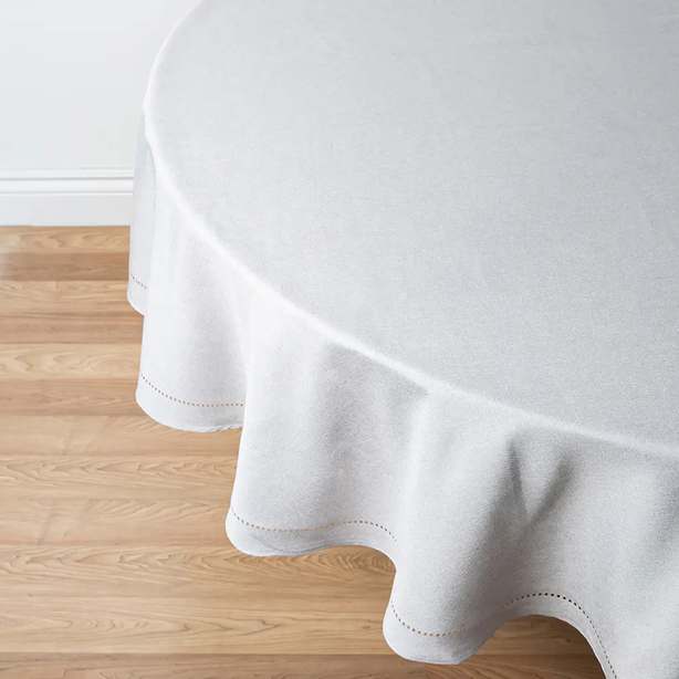 SONIA Tablecloth | Laser-cut Cationic Fabric - 180 cm Round