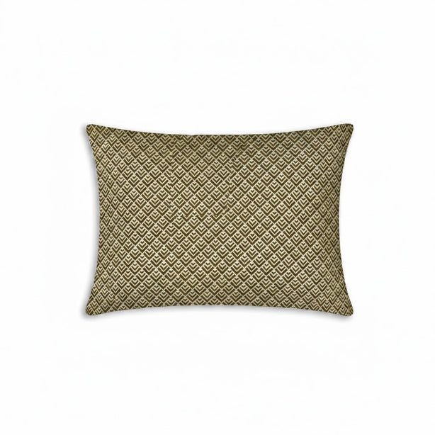 PIXEL Oblong Cover | Geometric Woven Jacquard - 33 x 45 cm