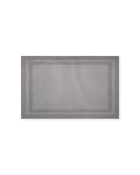 Rapee Cornice Woven Texilene Placemat – Tone on Tone Double Border Design – 30 x 45 cm