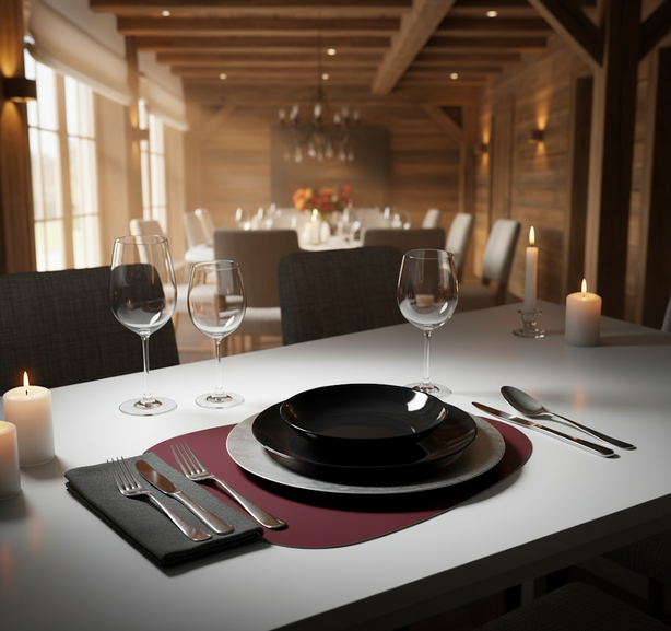LITCHI Placemat | PU Faux Leather - 35 x 45 cm