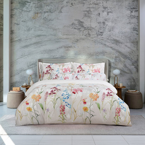 Bellami SG61 Heirloom Organic Cotton & Tencel Luxury Bedding Set with Free Lumbar Pillow (While Stock Last)