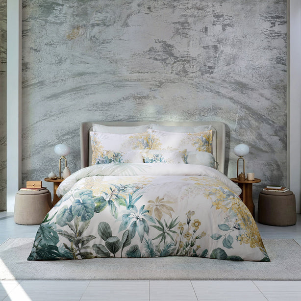 Bellami SG61 Heirloom Organic Cotton & Tencel Luxury Bedding Set with Free Lumbar Pillow (While Stock Last)