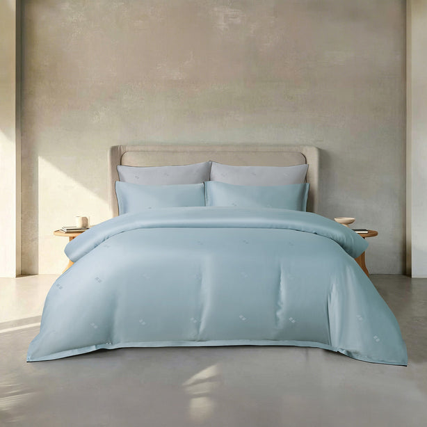 Intero BambooPro Beyond Thread Count Geo Jacquard Luxury Bedding Set