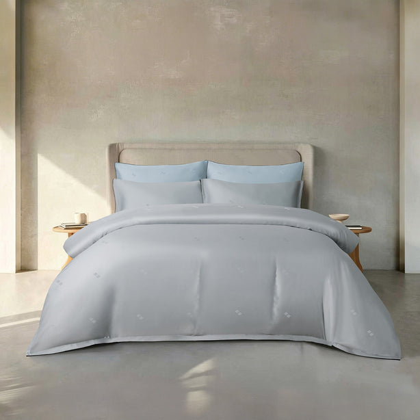 Intero BambooPro Beyond Thread Count Geo Jacquard Luxury Bedding Set