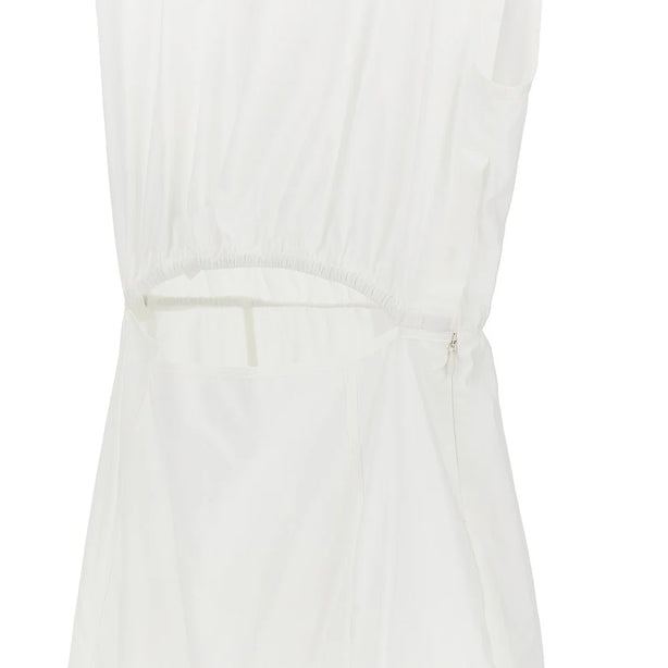 PINKO Poplin midi dress with cut-out detail