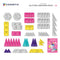 Connetix Tiles Glitter Unicorn Pack 56 Pcs Educational Magnetic Tiles