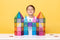 Connetix Tiles Glitter Castle Pack 48 Pcs Educational Magnetic Tiles
