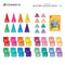 Connetix Tiles Glitter Castle Pack 48 Pcs Educational Magnetic Tiles