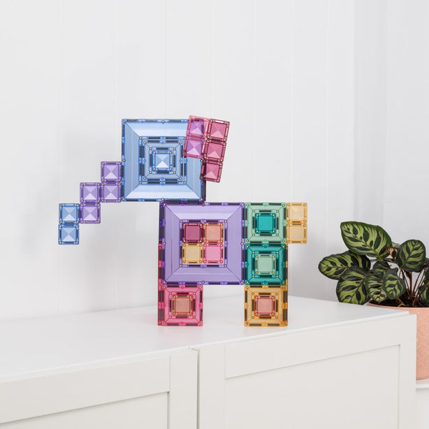 Connetix Tiles Pastel Portal Pack 48 Pcs Educational Magnetic Tiles