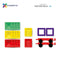 Connetix Tiles Rainbow Motion Pack 24 Pcs Educational Magnetic Tiles