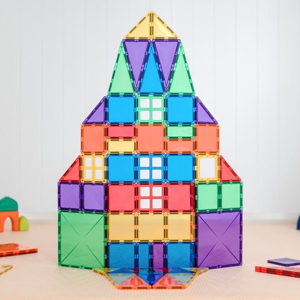 Connetix Tiles Rainbow Creative Pack 102 Pcs Educational Magnetic Tiles