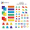 Connetix Tiles Rainbow Creative Pack 102 Pcs Educational Magnetic Tiles