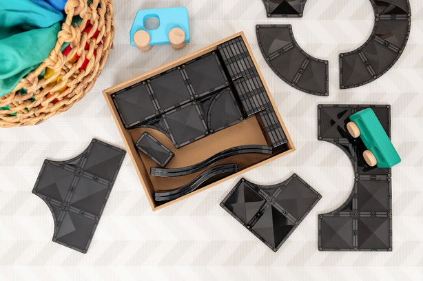 Connetix Tiles Creative Roads Pack 48 Pcs Educational Magnetic Tiles