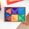 Connetix Tiles Rainbow Starter Pack 60 Pcs Educational Magnetic Tiles