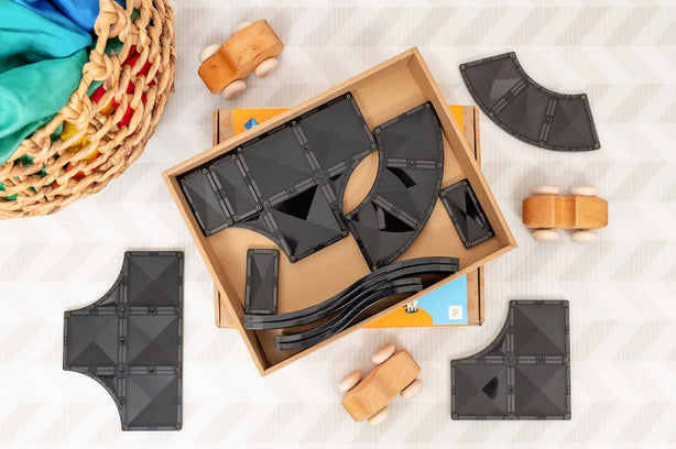 Connetix Tiles Ramps & Intersections Pack 16 Pcs Educational Magnetic Tiles