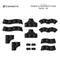 Connetix Tiles Ramps & Intersections Pack 16 Pcs Educational Magnetic Tiles