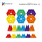 Connetix Tiles Rainbow Geometry Pack 30 Pcs Educational Magnetic Tiles