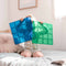 Connetix Tiles Rainbow Blue & Green Base Plate 2 Pcs Educational Magnetic Tiles
