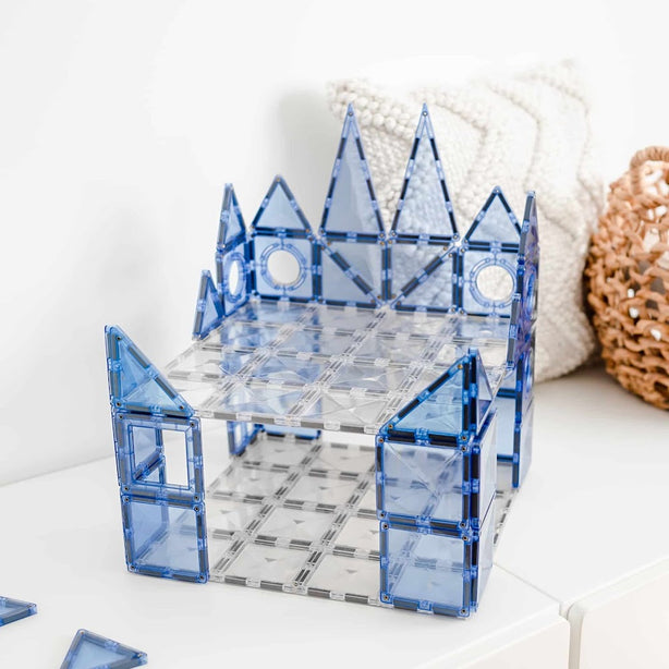 Connetix Tiles Clear Base Plate 2 Pcs Educational Magnetic Tiles