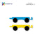 Connetix Tiles Rainbow Car Pack 2 Pcs Educational Magnetic Tiles