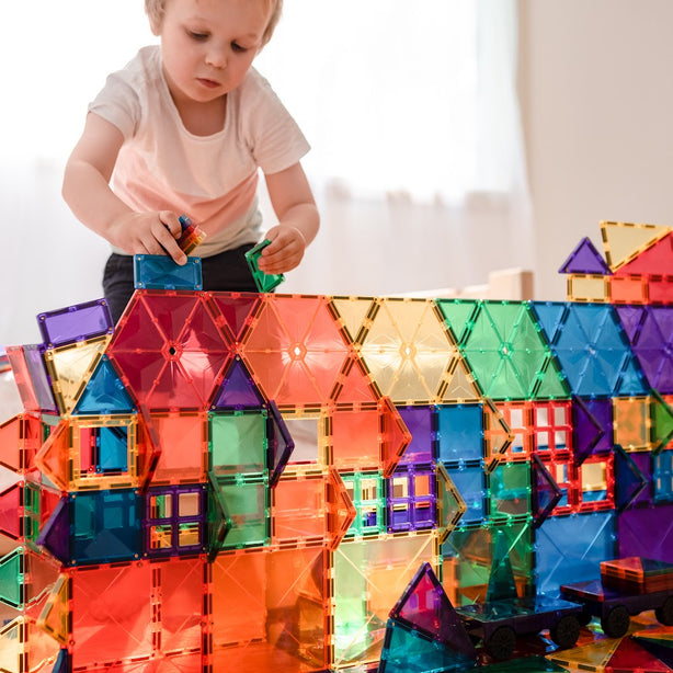 Connetix Tiles Rainbow Mega Pack 212 Pcs Educational Magnetic Tiles