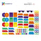 Connetix Tiles Rainbow Mega Pack 212 Pcs Educational Magnetic Tiles