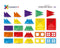 Connetix Tiles Rainbow Starter Pack 62 Pcs Educational Magnetic Tiles