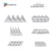 Connetix Tiles Clear Shape Expansion Pack 24 Pcs Educational Magnetic Tiles