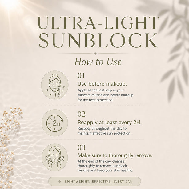 SG 61 Clair Skin Solutions Ultra-Light Sunblock Spf 50+, 40ml