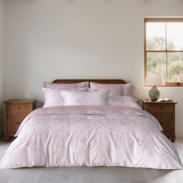 Intero Cupro Morgan 1800TC PIMA Cotton Printed Jacquard Luxury Bedding Set