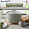 Berghoff 20CM Ceramic Non-stick Coating Casserole/Stockpot Balance (Cover Included)