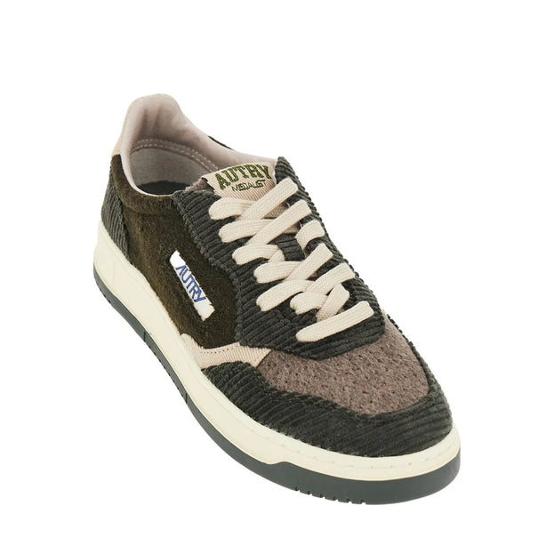 AUTRY Medalist Low corduroy and felt sneakers