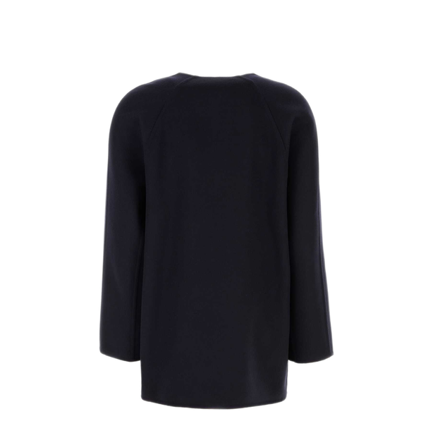 Black Wool Blend Cardigan