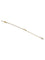 Saint Laurent Gold Bracelet With Rhinestones