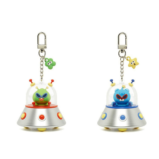[LUCKY DELIVERY ALIEN] Kakao Friends UFO Beam Keyring(International Shipping)