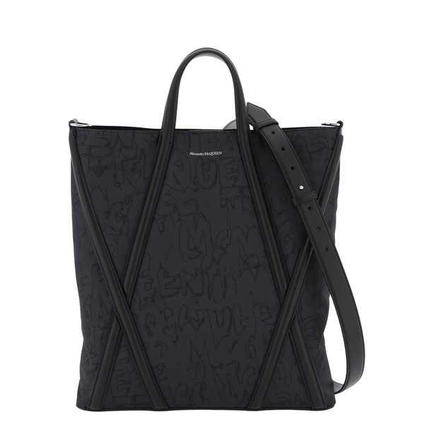 Harness Calf Leather Tote - Black