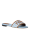 Sunshine Slides In Light Blue Denim-Effect Ff Jacquard