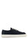 Navy Blue Leather Sneakers