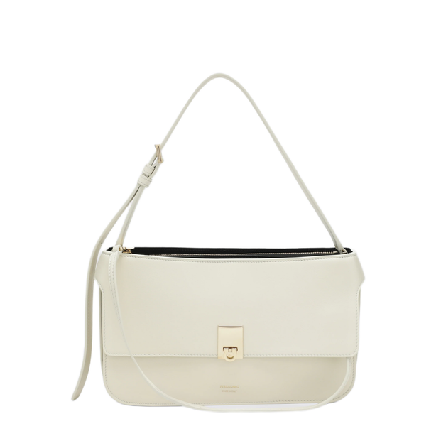 Cara XS Calfskin Shoulder Bags - Mascarpone