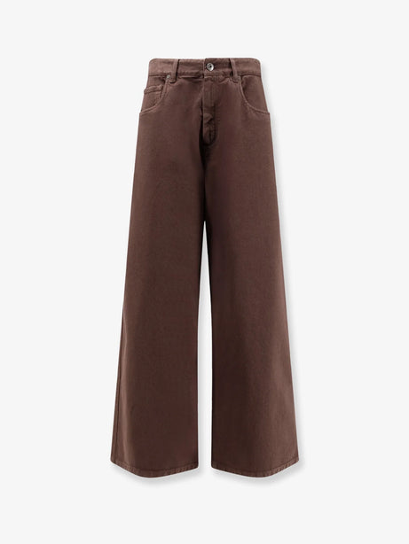 Brunello Cucinelli The Relaxed Boyfriend Jean-Soft Barrel Leg - Fondente