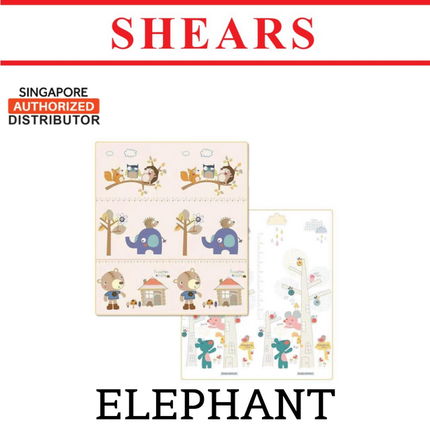 Shears Baby Playmat Foldable Mat Xpe Soft Floor Mat Elephant 150Cmx200Cmx1.5Cm