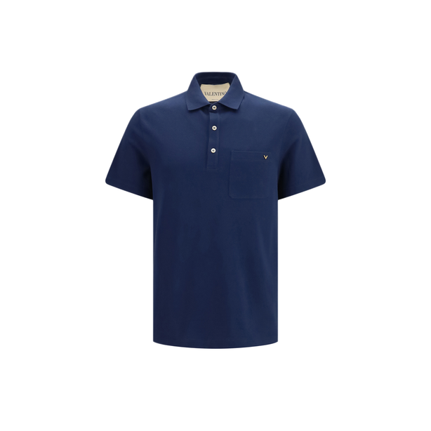Cotton Piqu Polo With Vlogo
