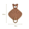 NYZE Baby Handkerchief Blanket with Teether