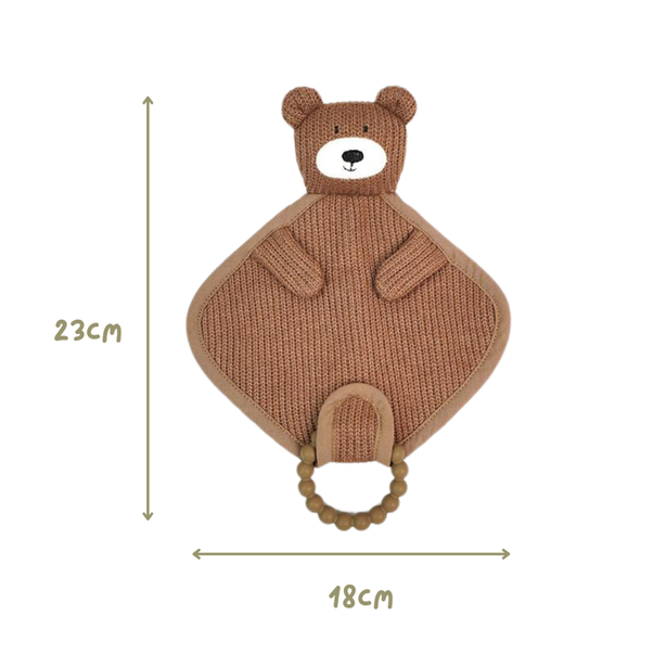 NYZE Baby Handkerchief Blanket with Teether
