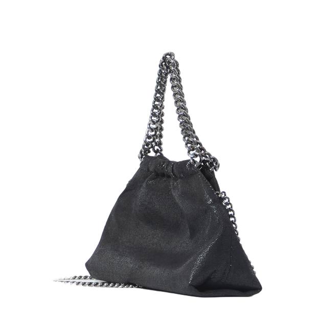 Falabella Mini Polyester Crossbody Bag - Black