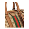 Ophidia Medium GG Canvas Boston Bag - Beige/Brown