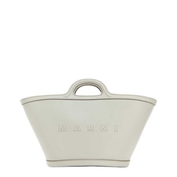 White Leather Small Tropicalia Handbag