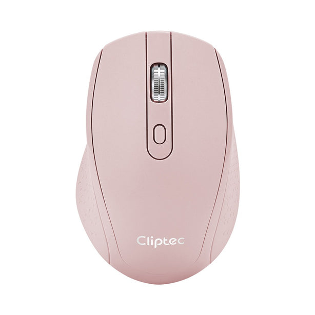 Cliptec RZS878 Xilent-Metal - 2.4GHZ 1600 DPI Silent Wireless Mouse (AA Battery)