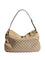Jackie Large GG Canvas Crossbody - Sand and Dark Brown GG Canvas