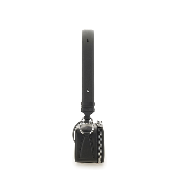 Doll Small Calf Leather Camera Bag - Black